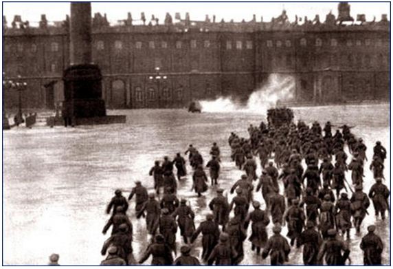 Hồng quân tiến vào chiếm Cung điện Mùa Đông